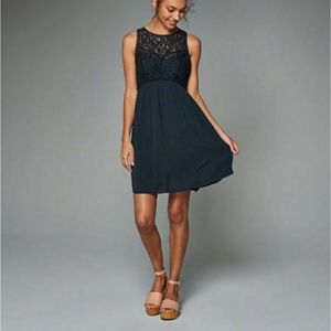 Abercrombie & Fitch Lace Cutout Dress